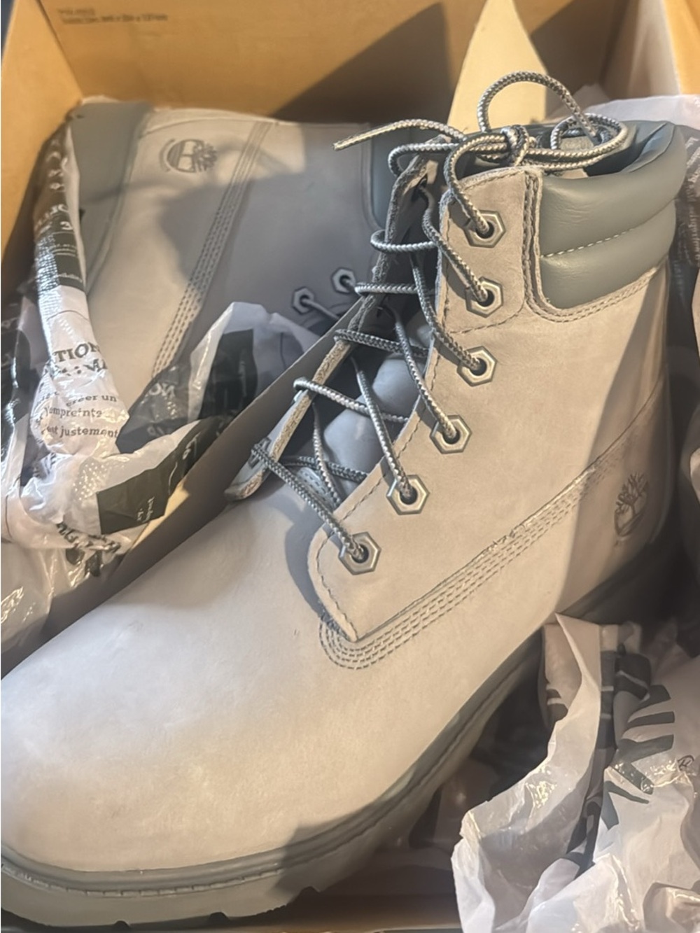 Timberland Light Gray NEW NEVER WORN